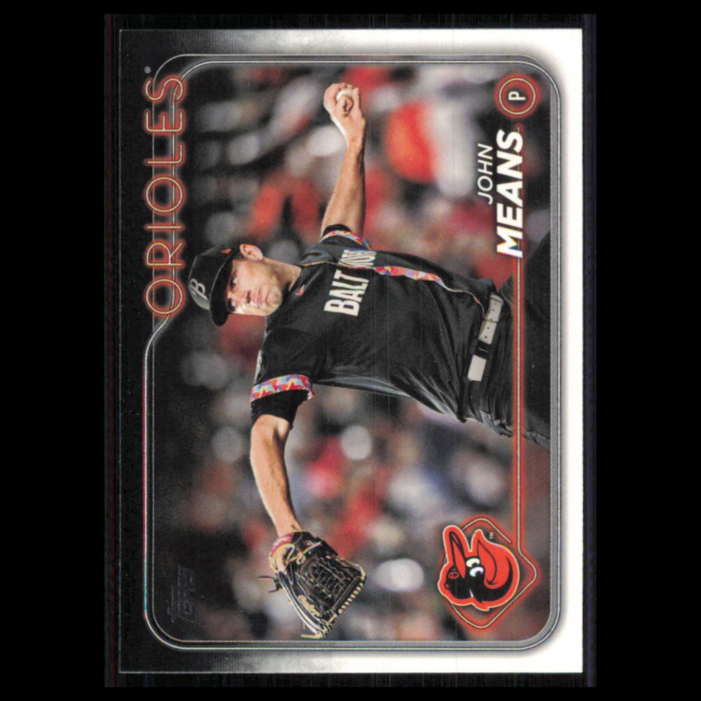 John Means #457 2024 Topps Baltimore Orioles Baseball Card MLB NM