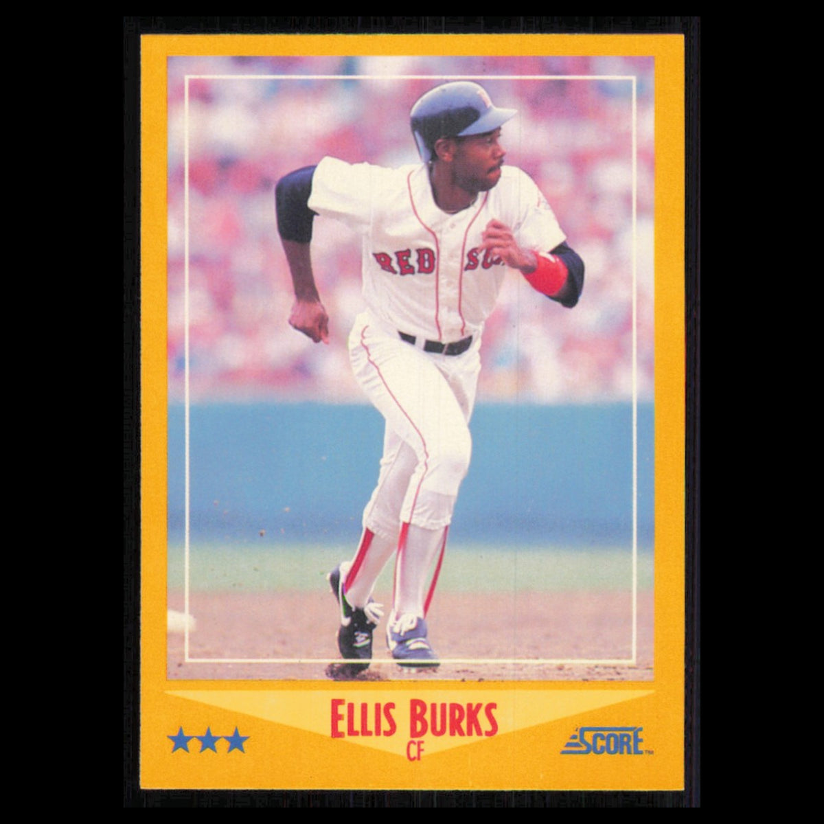 Ellis Burks Rookie #472 1988 Score Boston Red Sox Baseball Card MLB NM