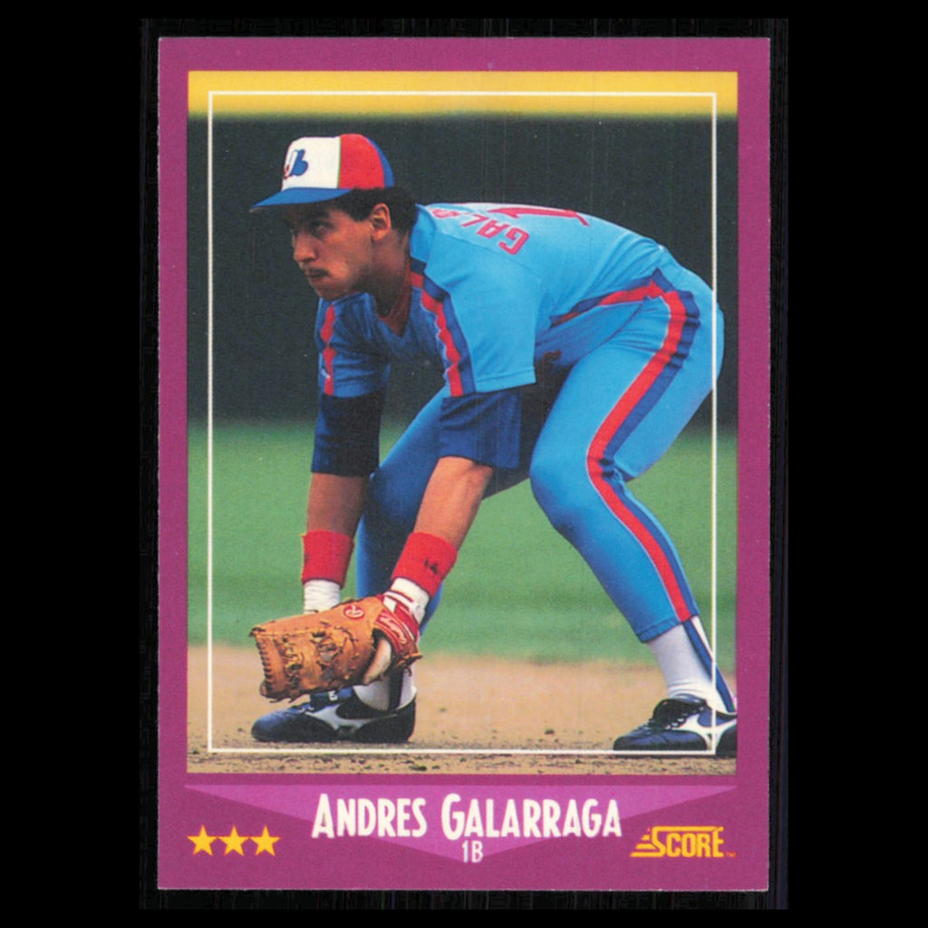 Andres Galarraga #19 1988 Score Montreal Expos Baseball Card MLB NM
