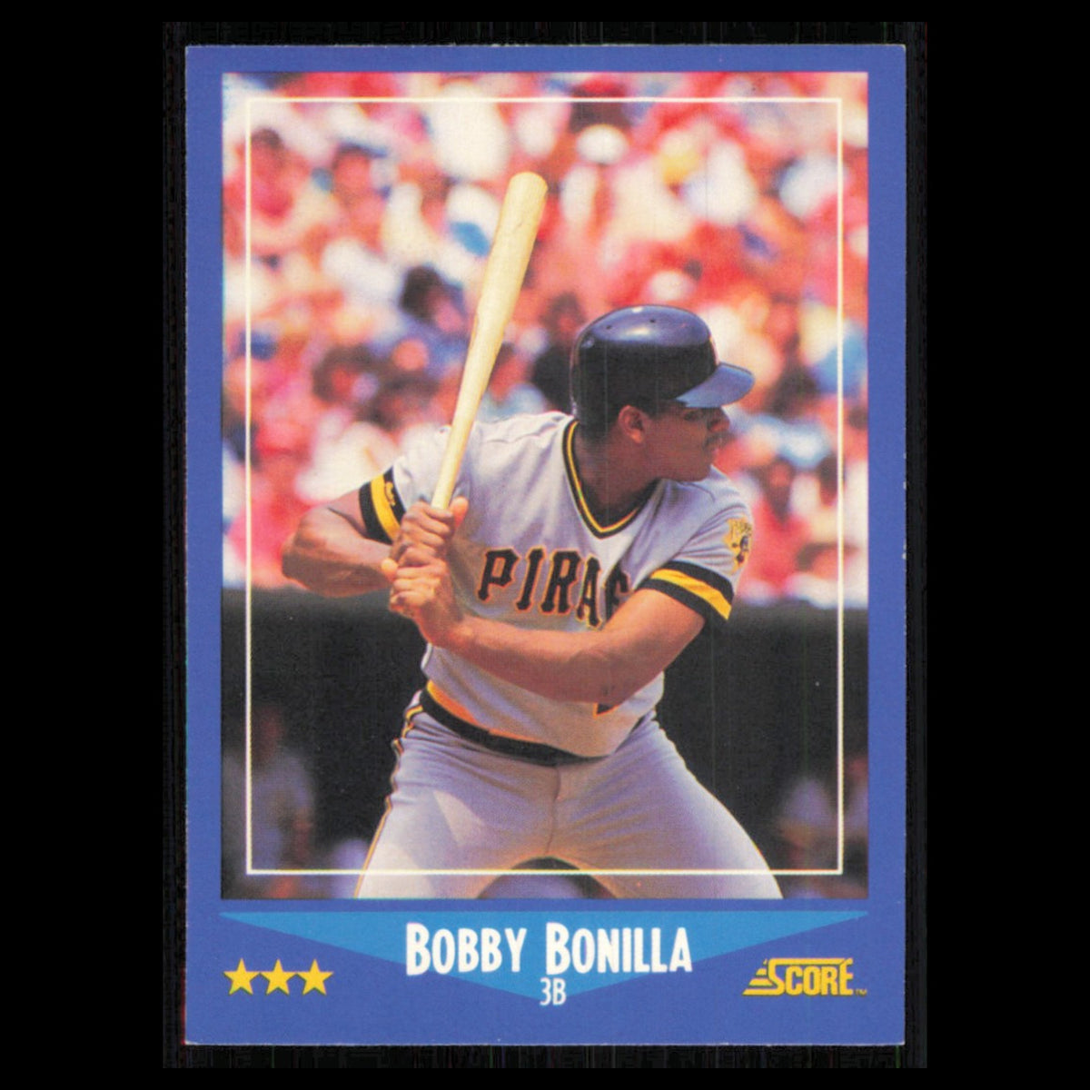 Bobby Bonilla #116 1988 Score Pittsburgh Pirates Baseball Card MLB NM