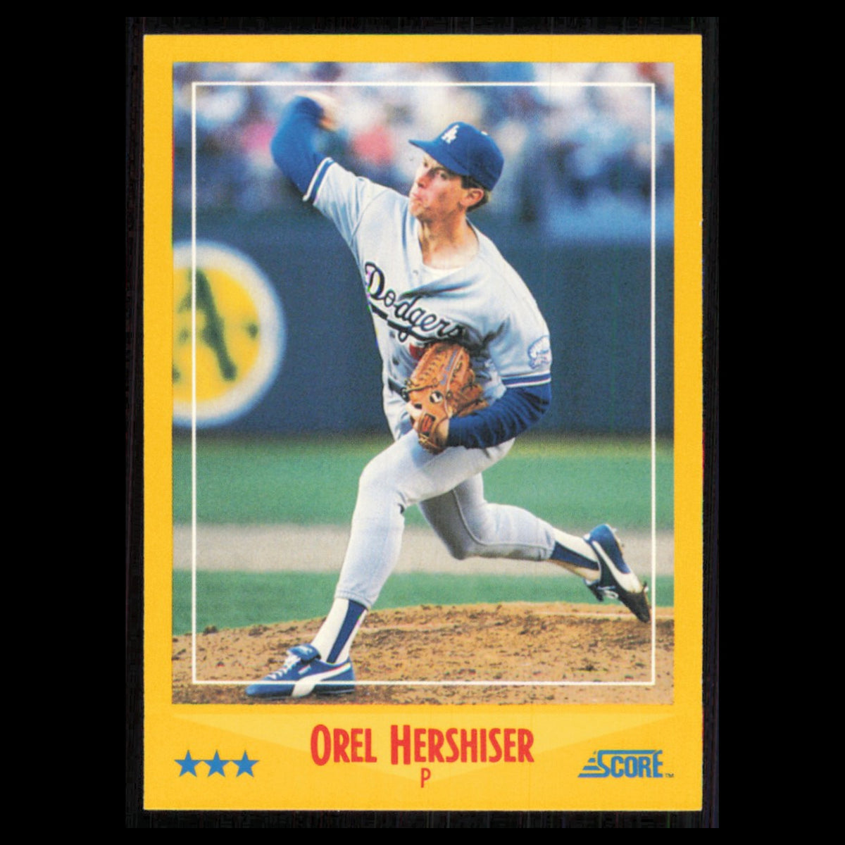 Orel Hershiser #470 1988 Score Los Angeles Dodgers Baseball Card MLB NM