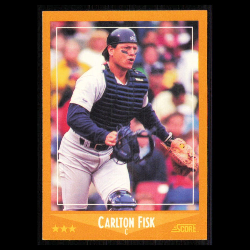 Carlton Fisk #592 1988 Score Chicago White Sox Baseball Card MLB NM