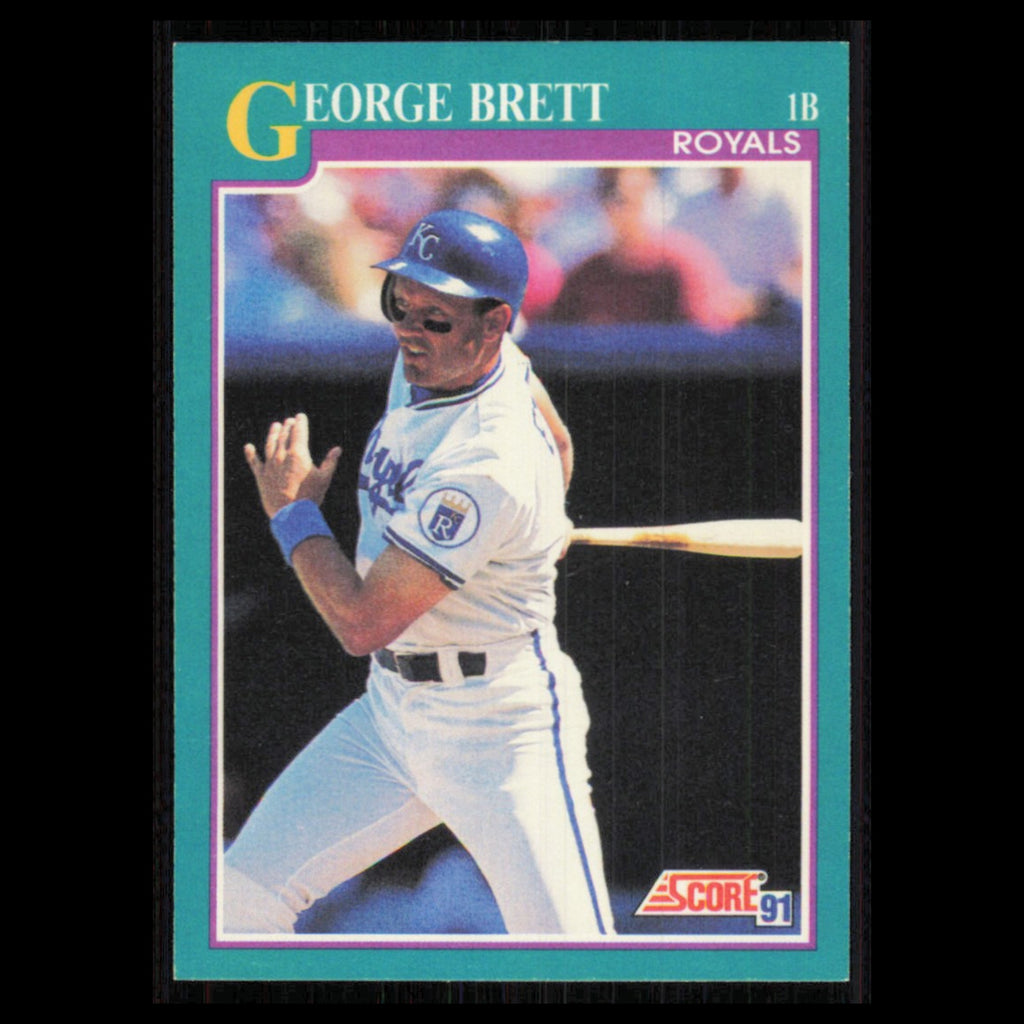 George Brett #120 1991 Score Kansas City Royals Baseball Card MLB NM