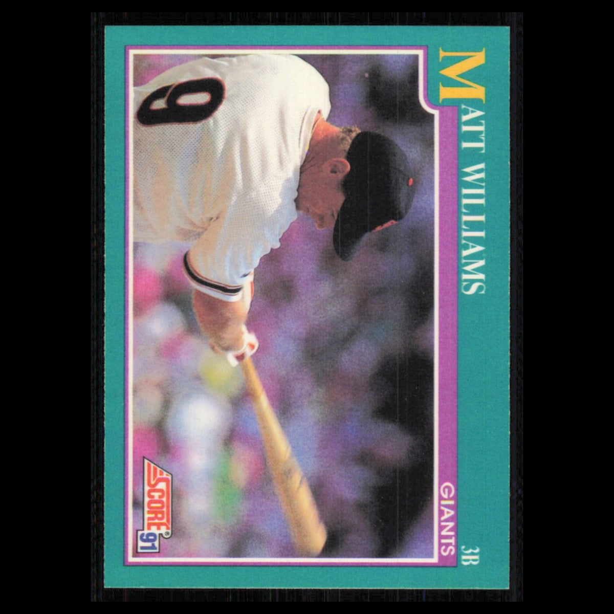 Matt Williams #189 1991 Score San Francisco Giants Baseball Card MLB NM