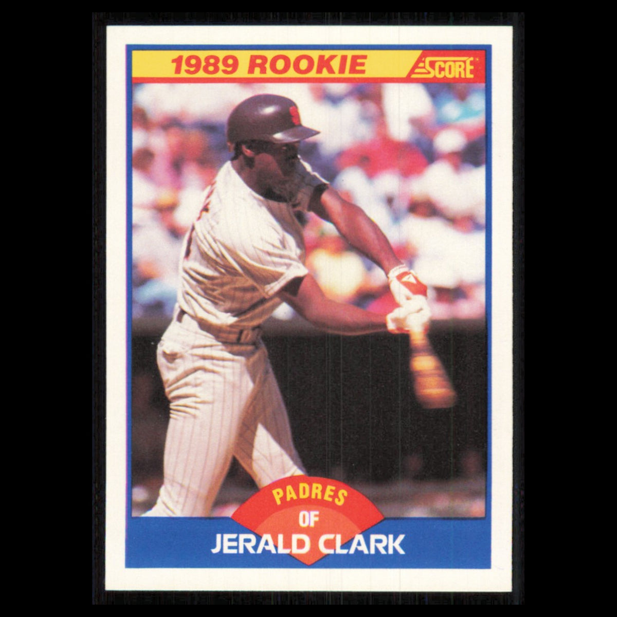 Jerald Clark Rookie #644 1989 Score San Diego Padres Baseball Card MLB NM
