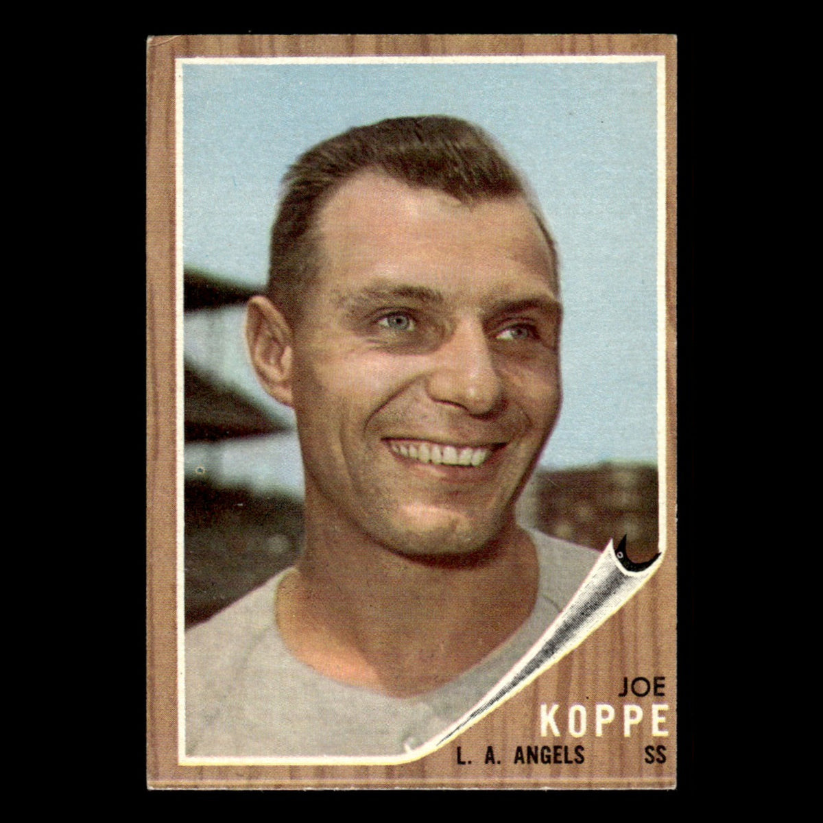 Joe Koppe #39 1962 Topps Los Angeles Angels Baseball Card MLB EX