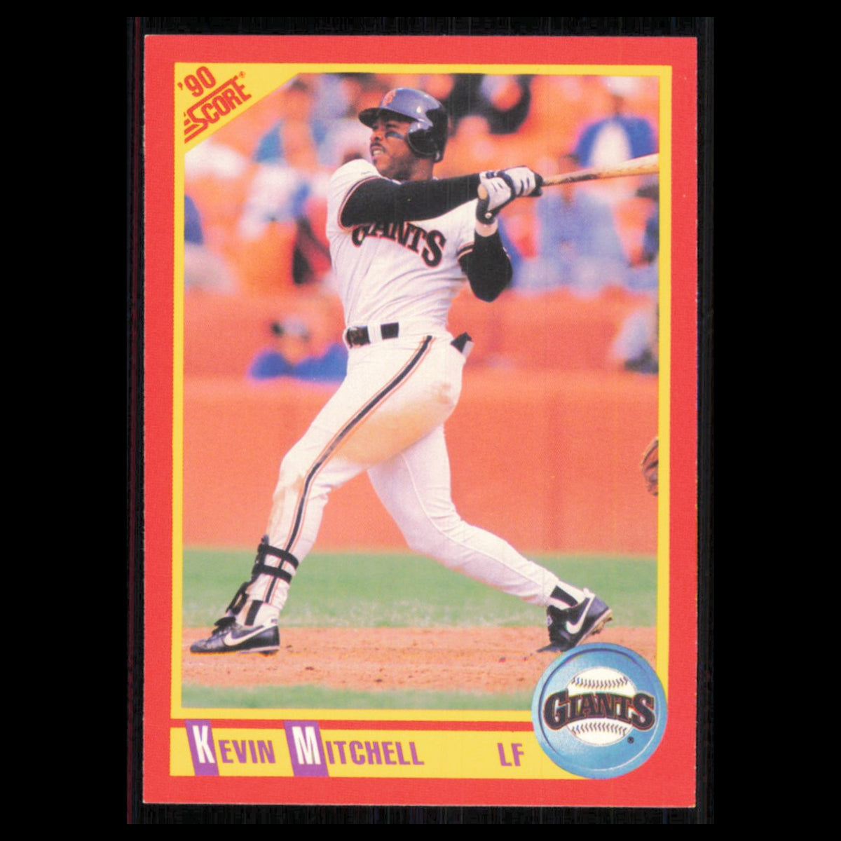Kevin Mitchell #343 1990 Score San Francisco Giants Baseball Card MLB NM