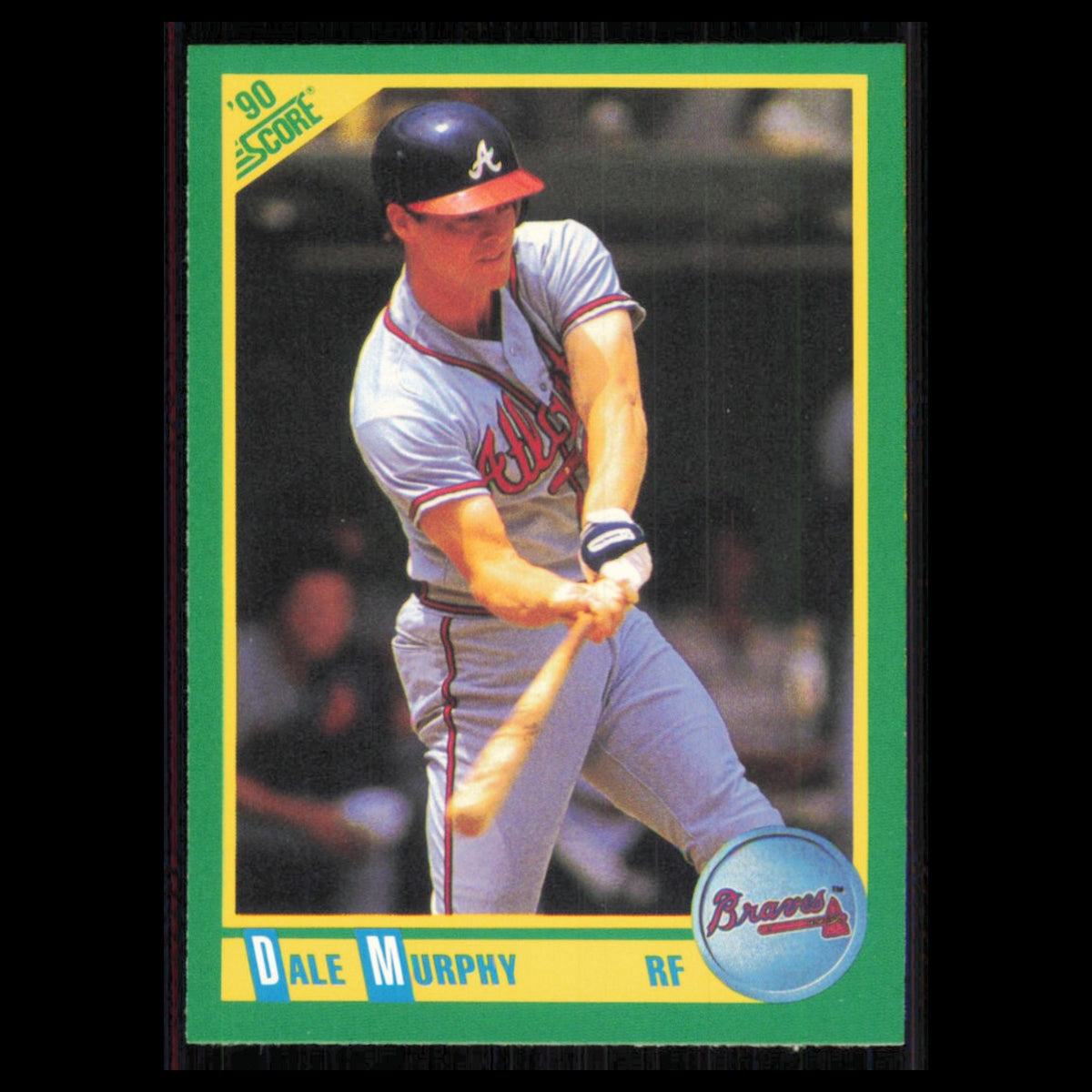 Dale Murphy #66 1990 Score Atlanta Braves Baseball Card MLB NM