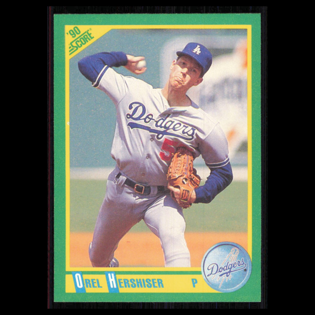 Orel Hershiser #50 1990 Score Los Angeles Dodgers Baseball Card MLB NM