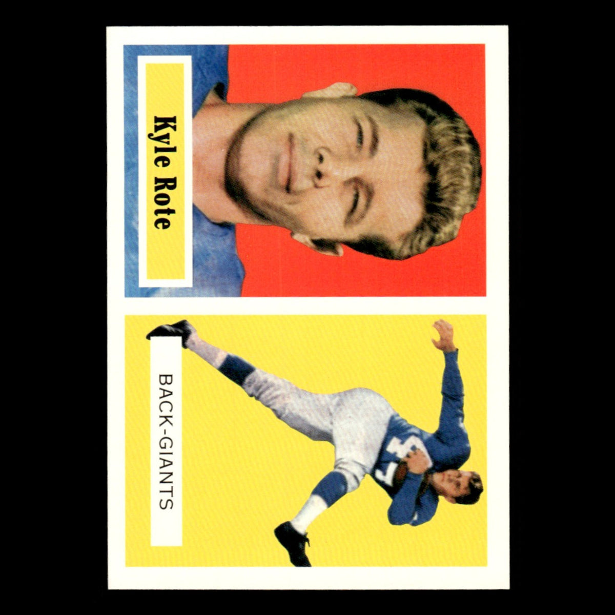 Kyle Rote #59 1994 Topps Football Archives 1957 Series New York Giants Football