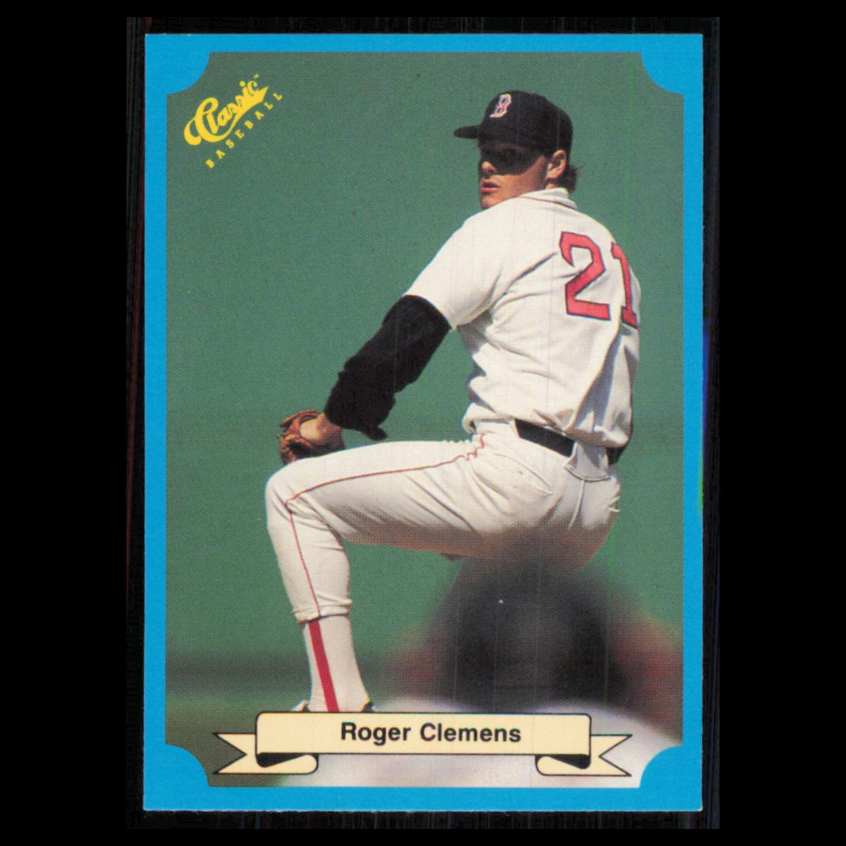 Roger Clemens #217 1988 Classic Blue Boston Red Sox Baseball Card MLB NM