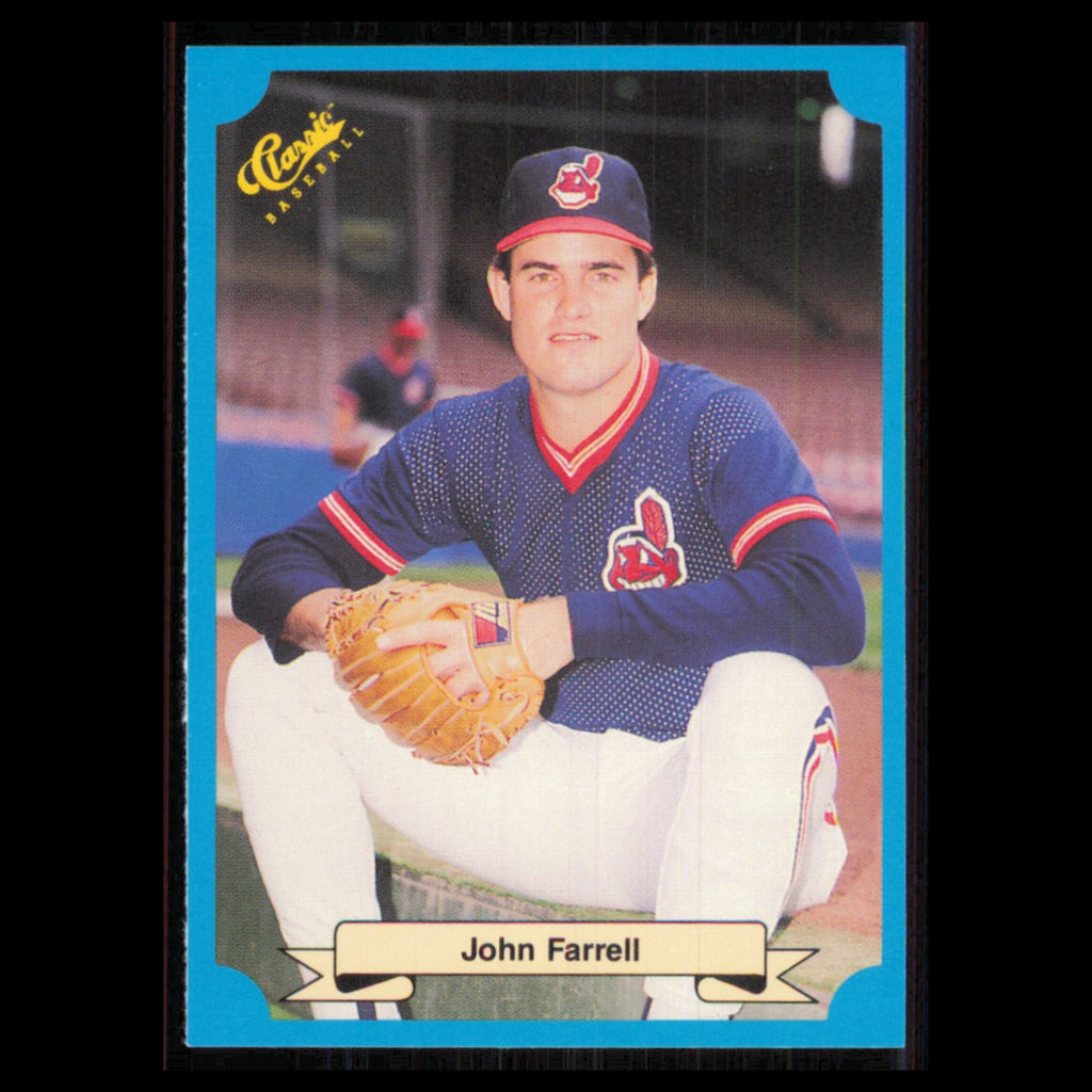 John Farrell Rookie #239 1988 Classic Blue Cleveland Indians Baseball Card MLB
