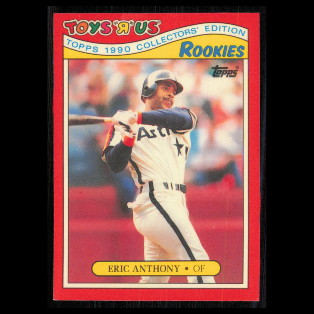 Eric Anthony Rookie #2 1990 Topps ToysRUs Rookies Houston Astros Baseball Card