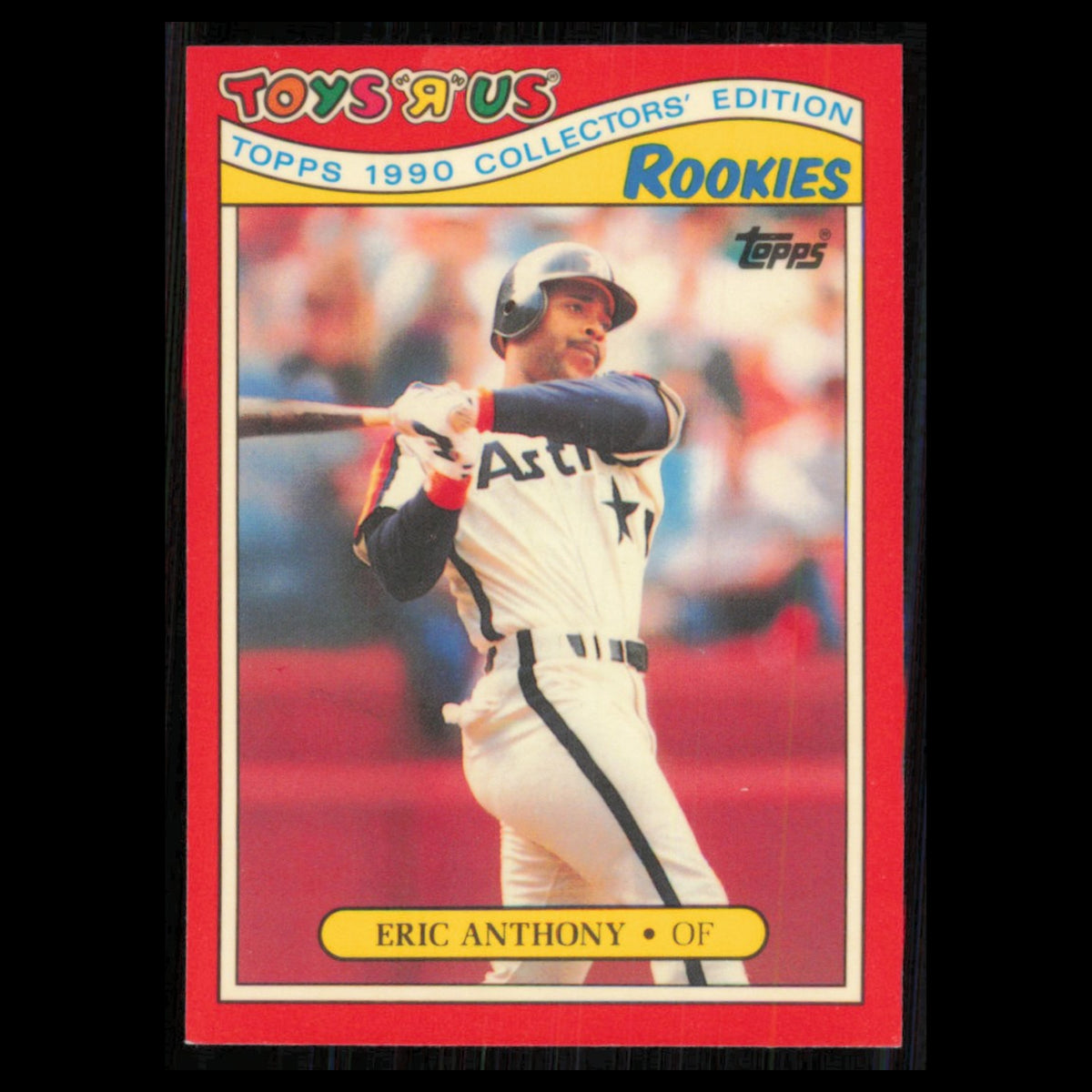 Eric Anthony Rookie #2 1990 Topps ToysRUs Rookies Houston Astros Baseball Card