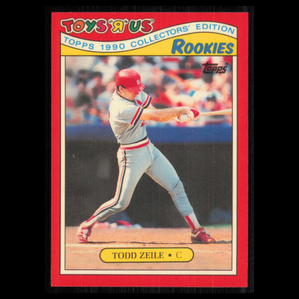 Todd Zeile Rookie #33 1990 Topps ToysRUs Rookies St. Louis Cardinals Baseball NM