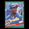 Gary Sheffield #751 1991 Donruss Milwaukee Brewers Baseball Card MLB NM