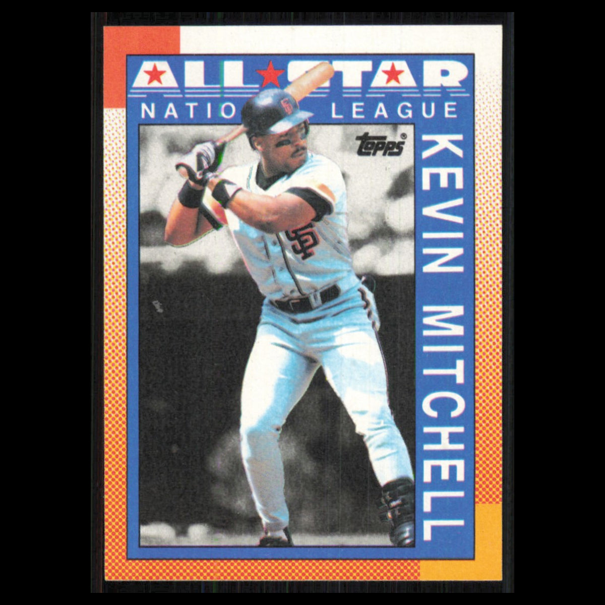 Kevin Mitchell #401 1990 Topps San Francisco Giants Baseball Card MLB NM