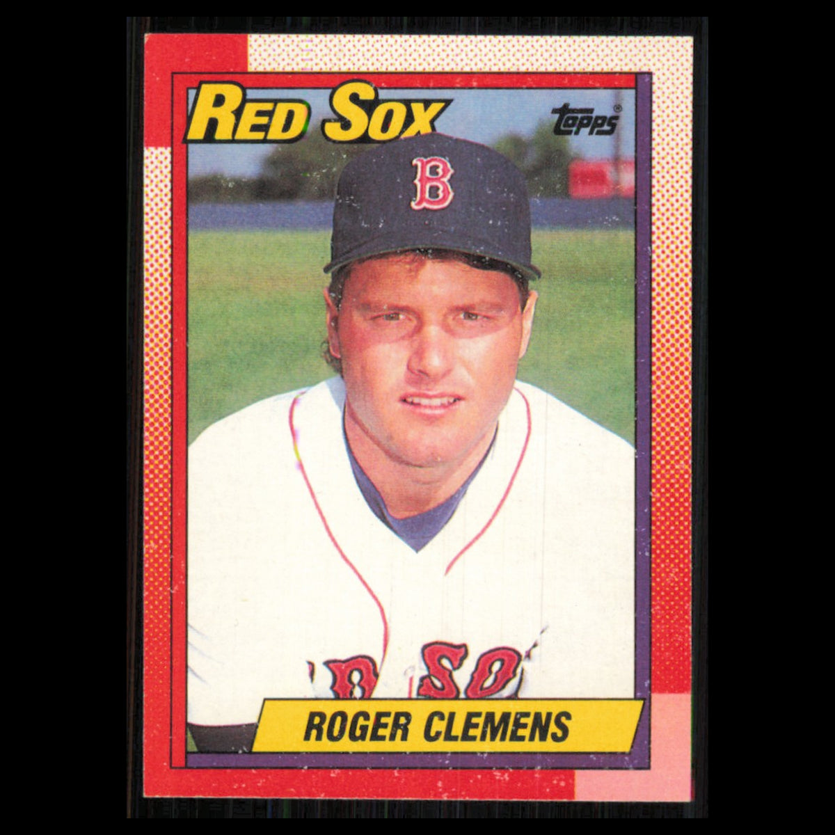 Roger Clemens #245 1990 Topps Boston Red Sox Baseball Card MLB NM