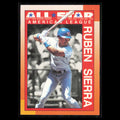 Ruben Sierra #390 1990 Topps Texas Rangers Baseball Card MLB NM