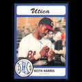Keith Harris #10 1989 Bill Pucko Utica Blue Sox Baseball Card MLB NM