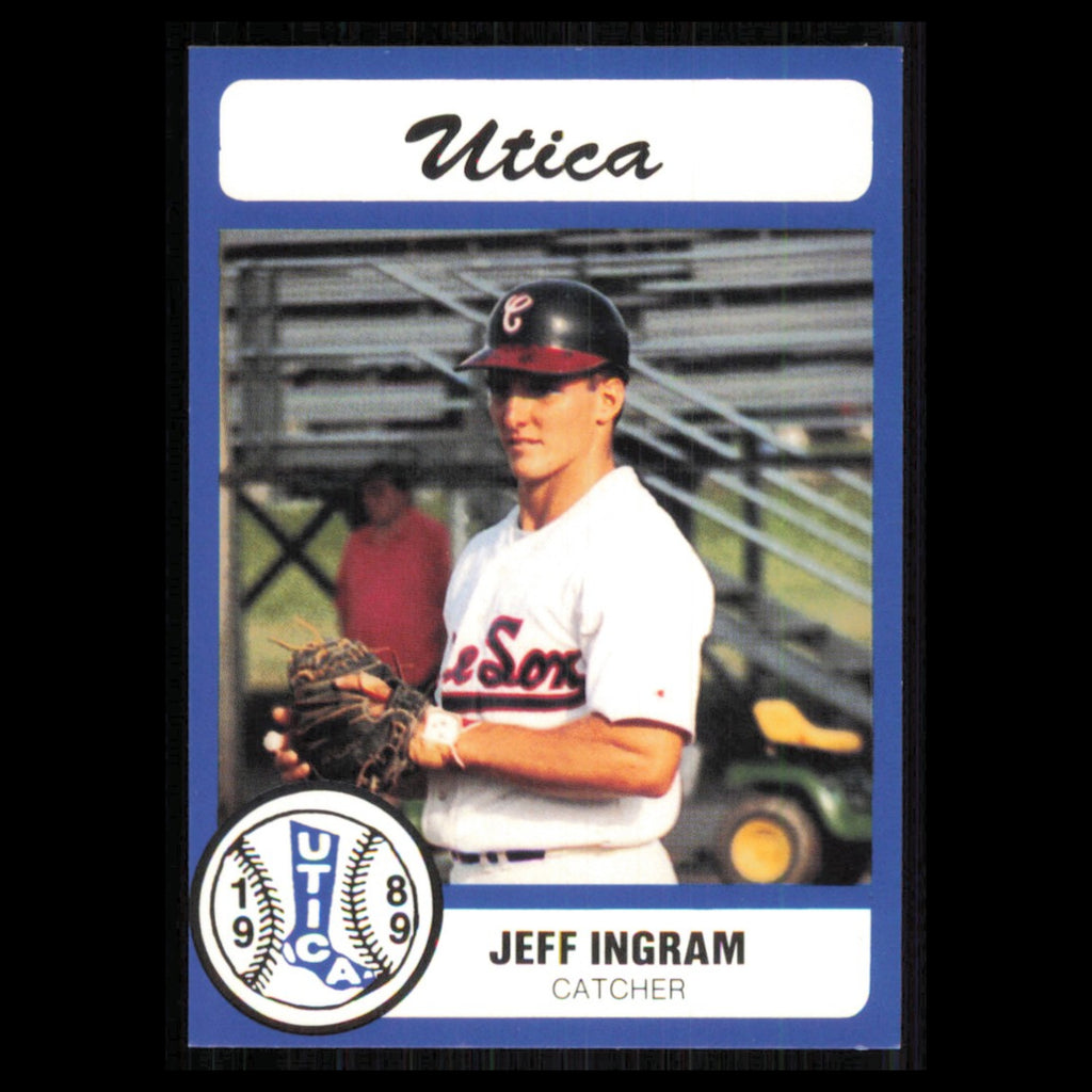 Jeff Ingram #11 1989 Bill Pucko Utica Blue Sox Baseball Card MLB NM