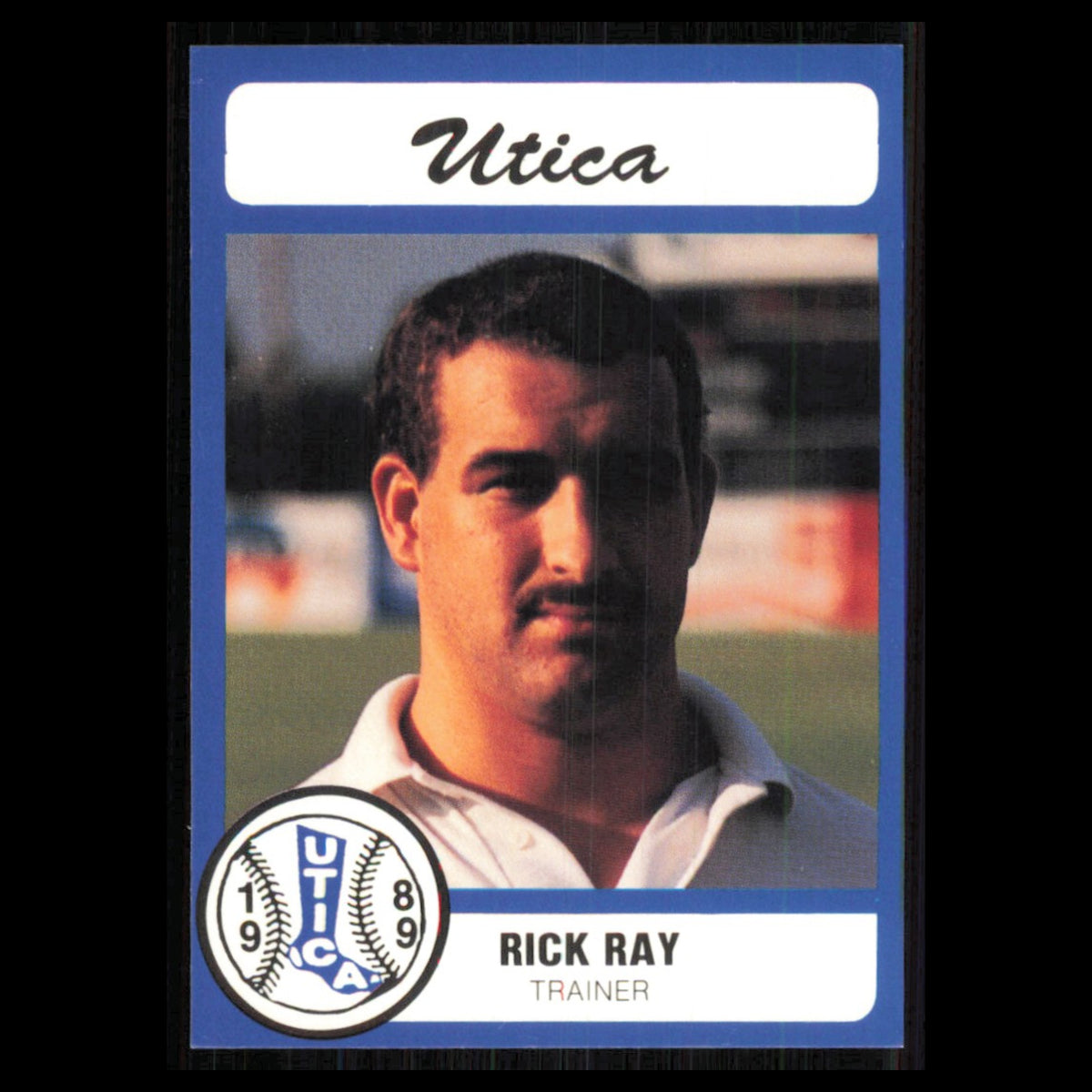 Rick Ray #31 1989 Bill Pucko Utica Blue Sox Baseball Card MLB NM