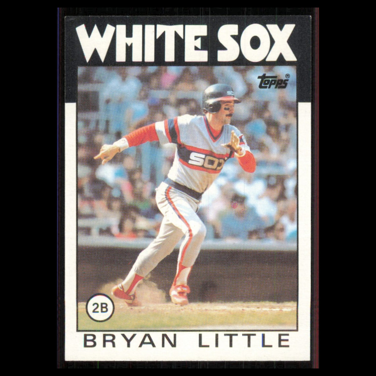 Bryan Little #346 1986 Topps Chicago White Sox Baseball Card MLB NM