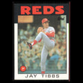Jay Tibbs #176 1986 Topps Cincinnati Reds Baseball Card MLB NM