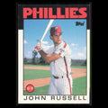 John Russell #392 1986 Topps Philadelphia Phillies Baseball Card MLB NM