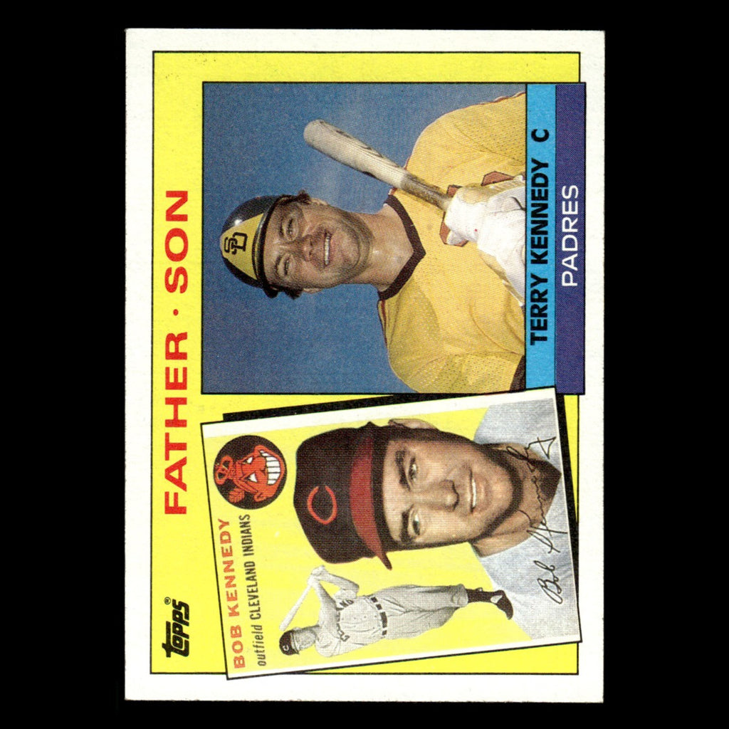Bob Kennedy/Terry Kennedy #135 1985 Topps Cleveland Indians/San Diego Padres MLB