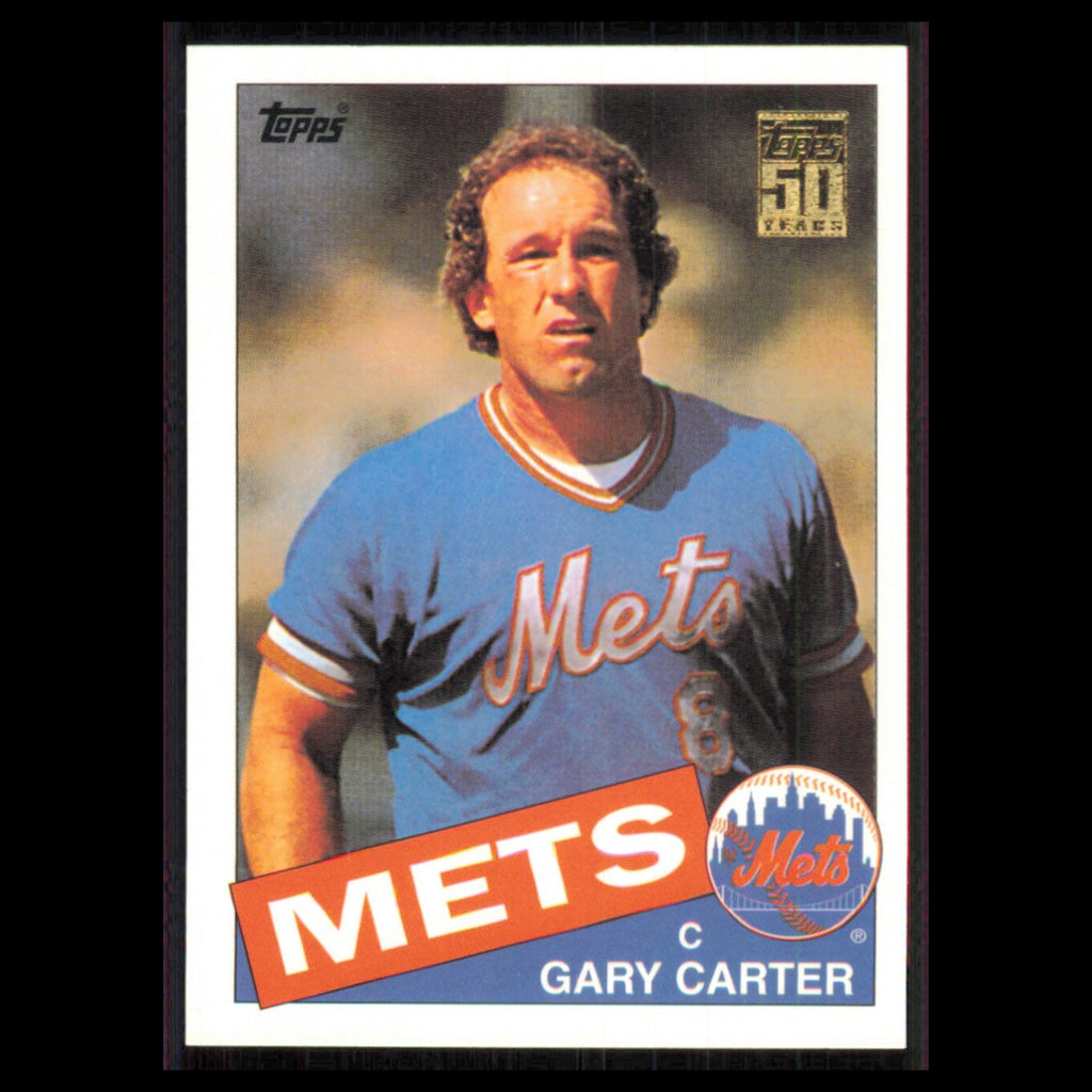 Gary Carter #17T 2001 Topps New York Mets Baseball Card MLB NM