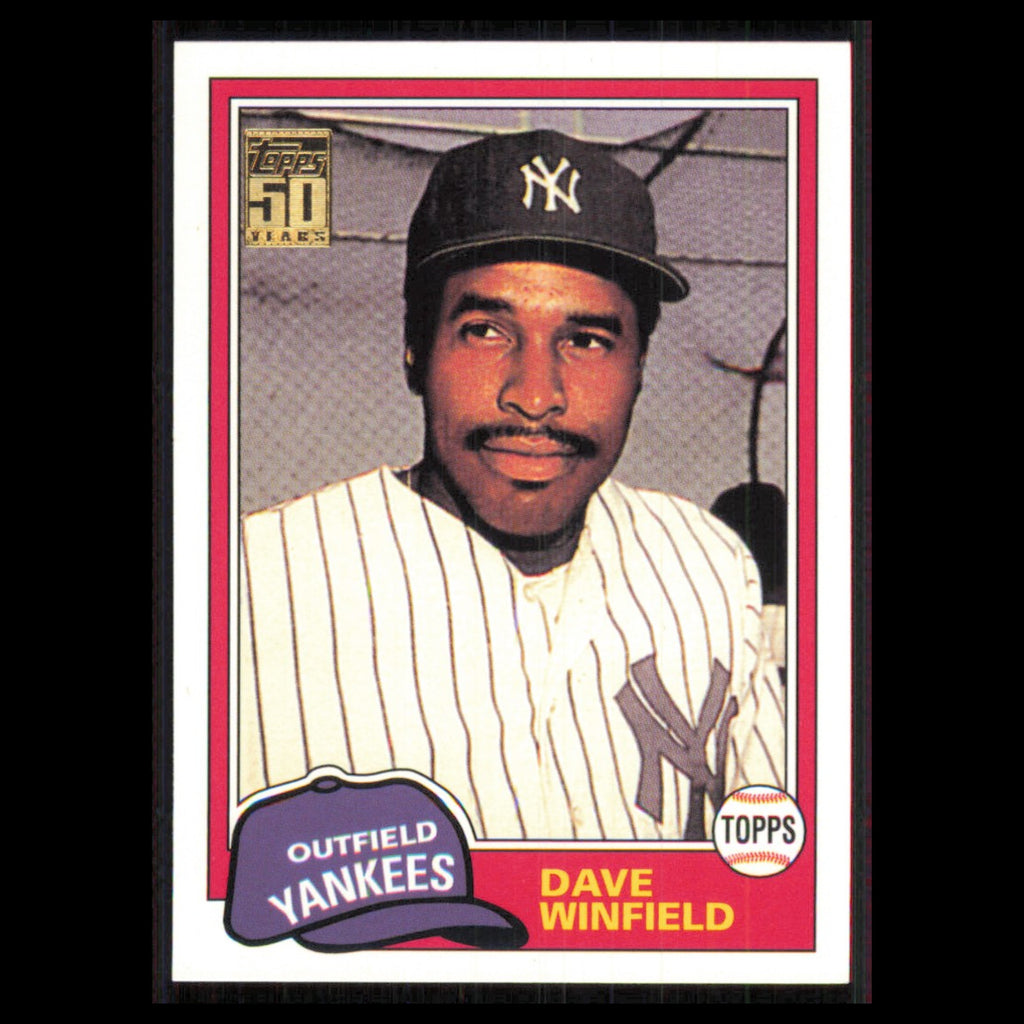 Dave Winfield #855 2001 Topps New York Yankees Baseball Card MLB NM