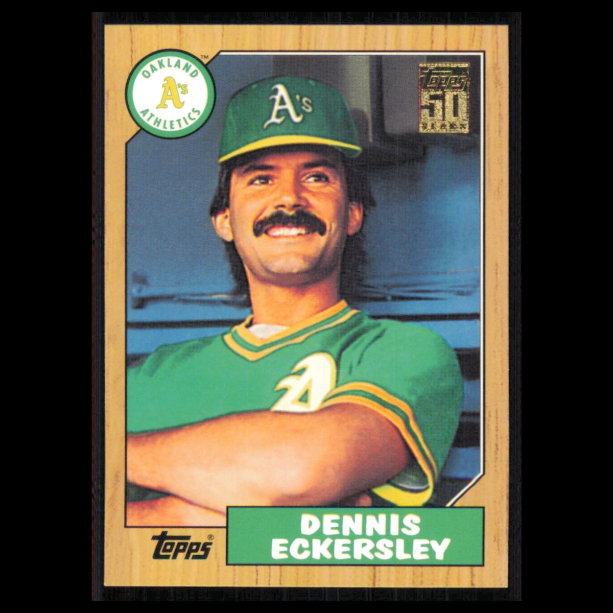 Dennis Eckersley #31T 2001 Topps Oakland Athletics Baseball Card MLB NM