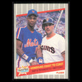 Darryl Strawberry/Will Clark #632 1989 Fleer New York Mets/San Francisco Giants