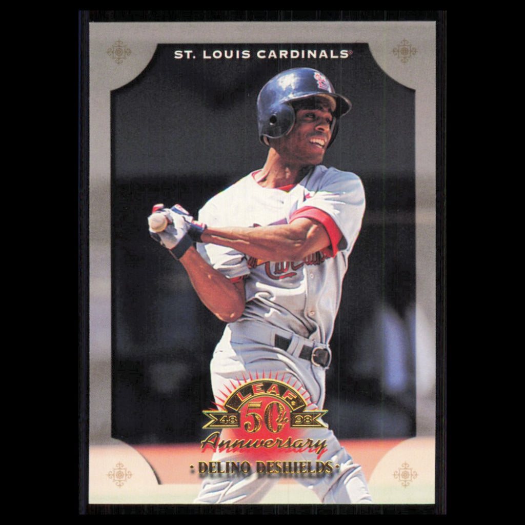 Delino DeShields #38 1998 Leaf St. Louis Cardinals Baseball Card MLB NM