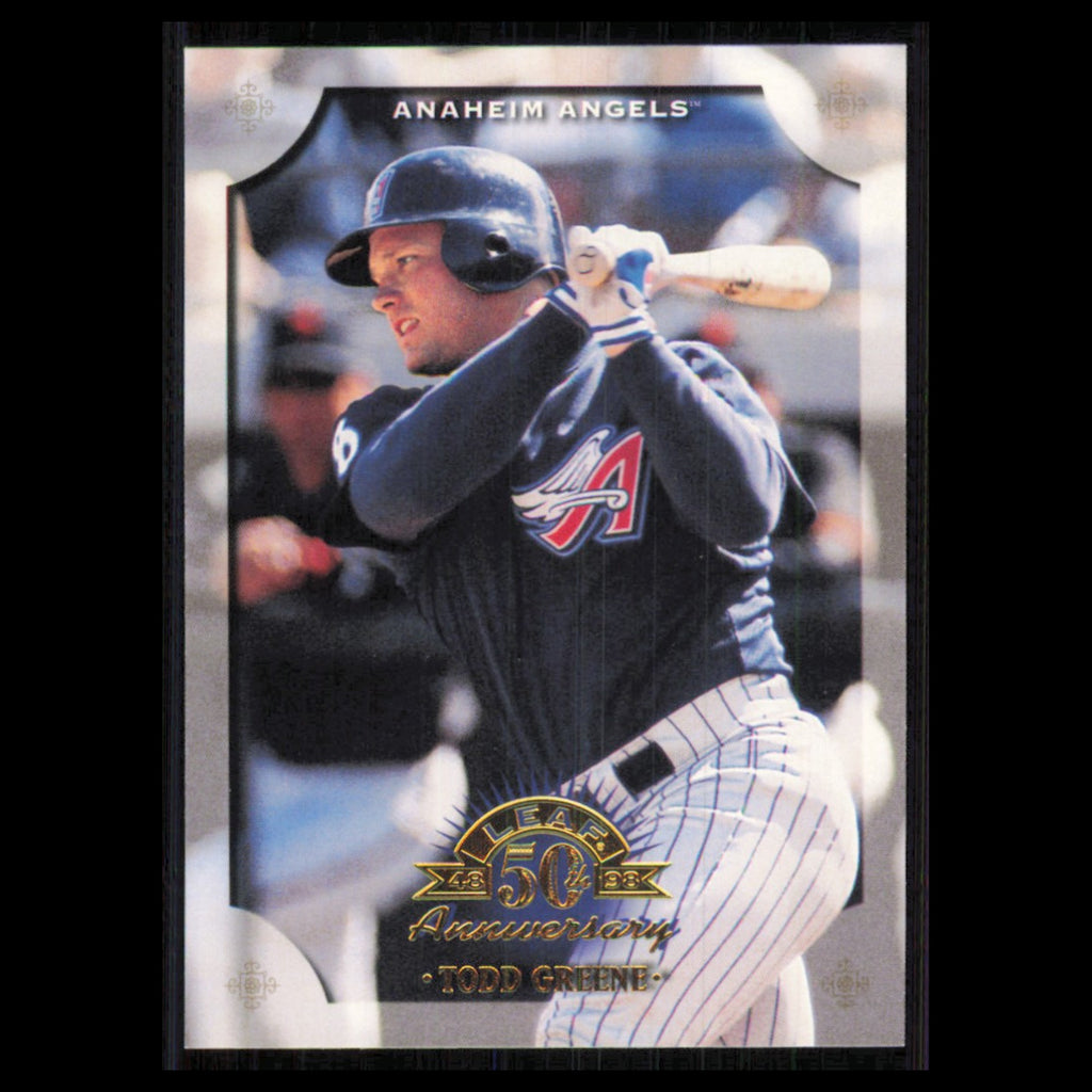 Todd Greene #37 1998 Leaf Anaheim Angels Baseball Card MLB NM