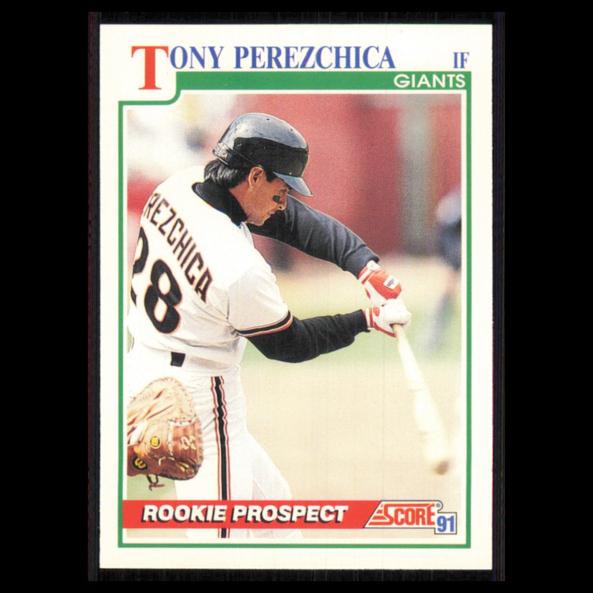 Tony Perezchica Rookie #735 1991 Score San Francisco Giants Baseball Card MLB NM