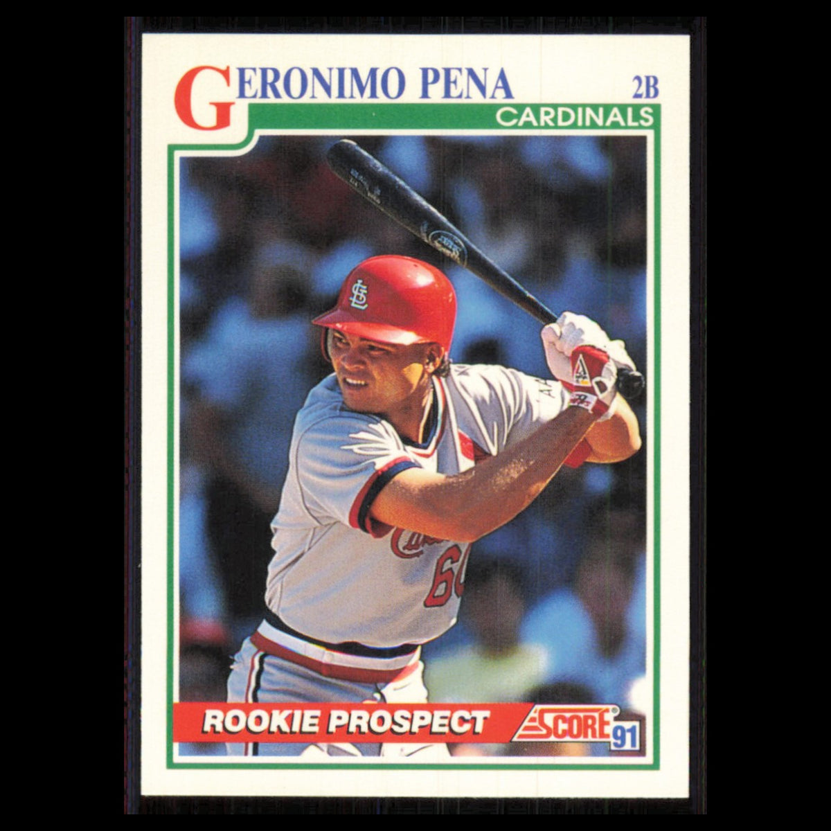 Geronimo Pena Rookie #717 1991 Score St. Louis Cardinals Baseball Card MLB NM