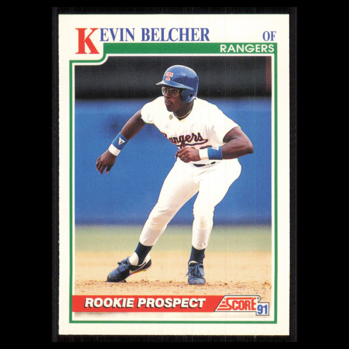 Kevin Belcher Rookie #714 1991 Score Texas Rangers Baseball Card MLB NM