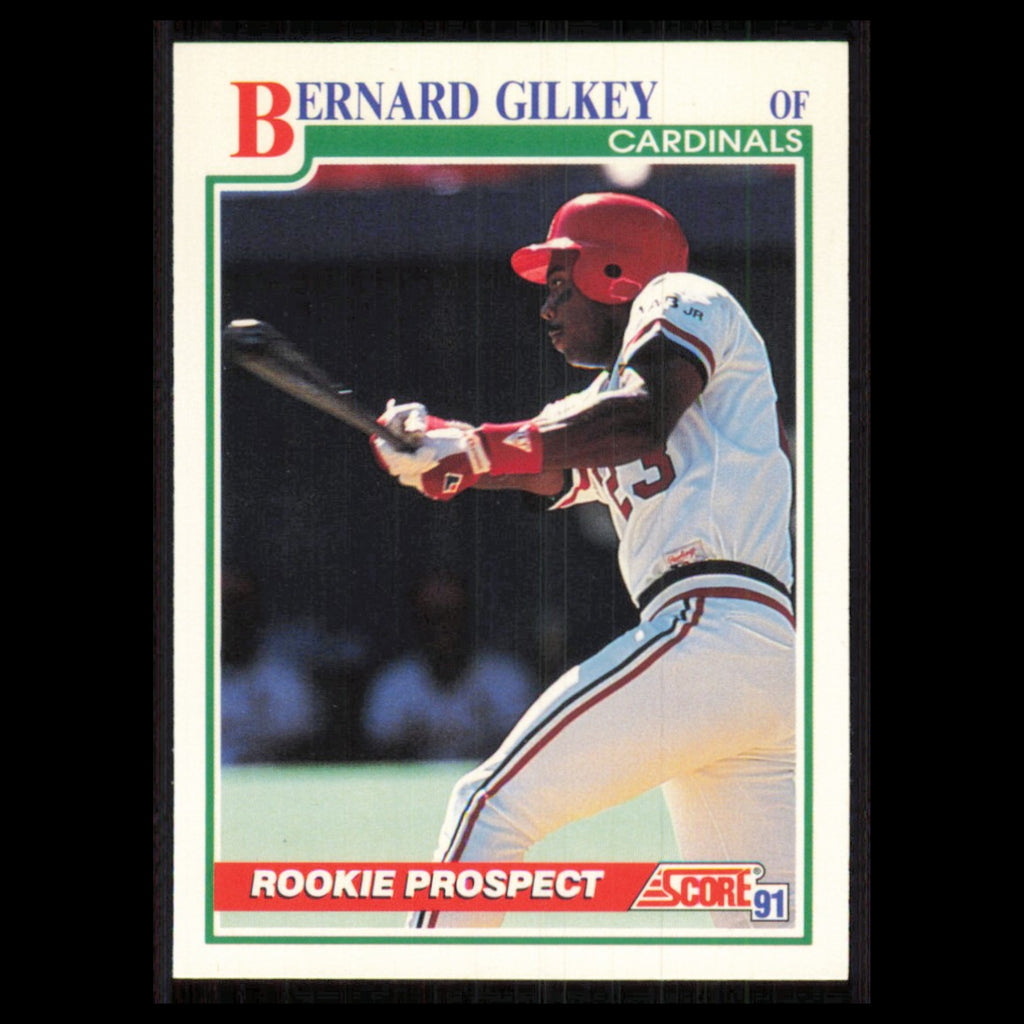 Bernard Gilkey Rookie #709 1991 Score St. Louis Cardinals Baseball Card MLB NM
