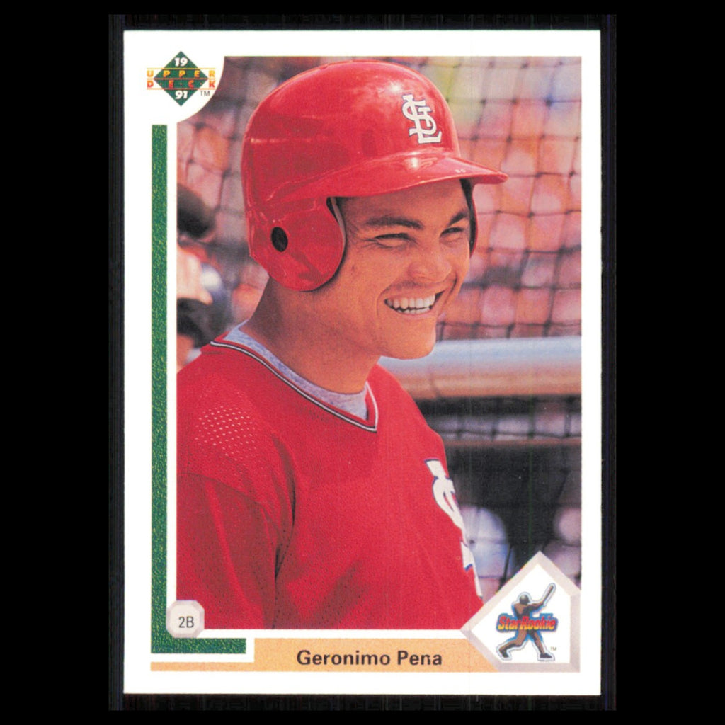 Geronimo Pena Rookie #20 1991 Upper Deck St. Louis Cardinals Baseball Card MLB