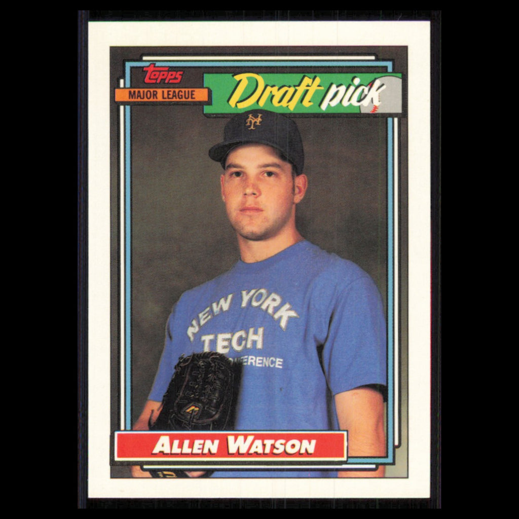 Allen Watson Rookie #654 1992 Topps St. Louis Cardinals Baseball Card MLB NM