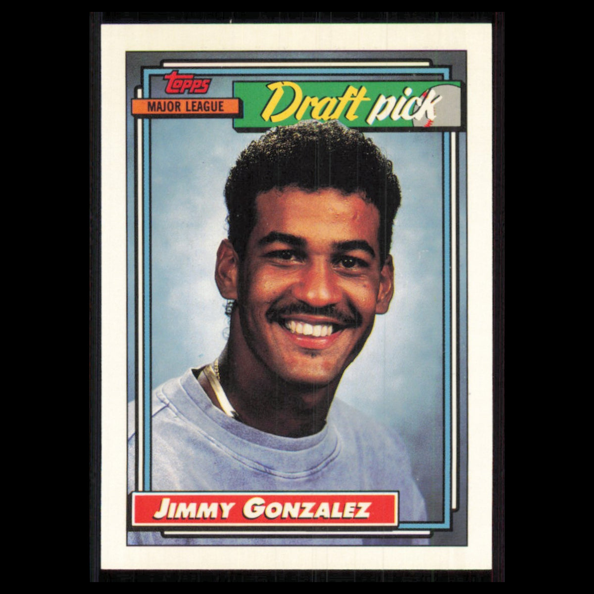 Jimmy Gonzalez Rookie #564 1992 Topps Houston Astros Baseball Card MLB NM