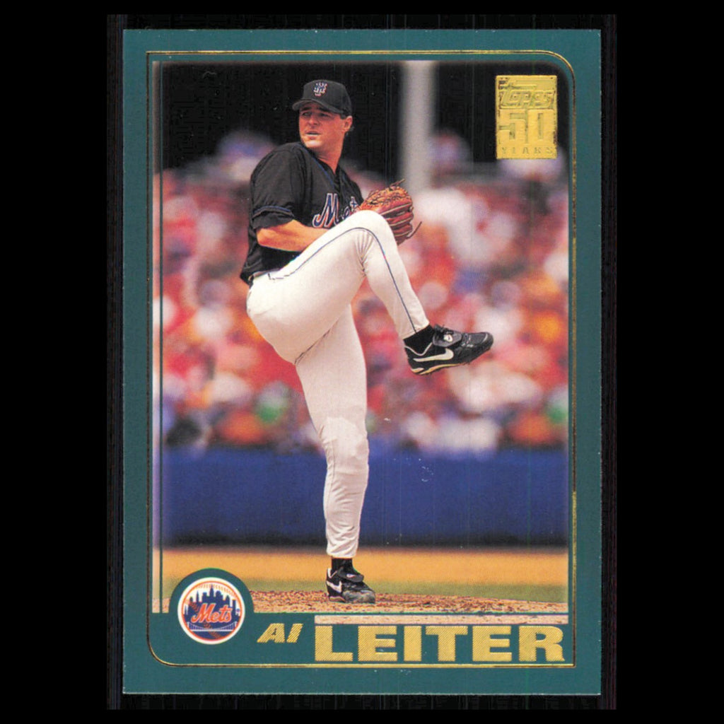 Al Leiter #532 2001 Topps New York Mets Baseball Card MLB NM