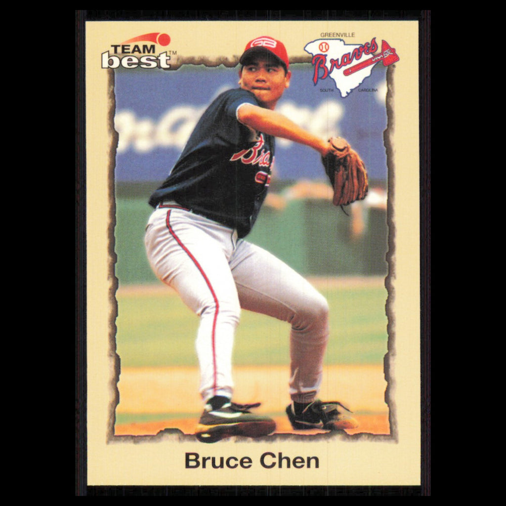 Bruce Chen #62 1998 Team Best Greenville Braves Baseball Card MLB NM