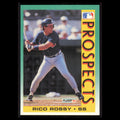 Rico Rossy Rookie #676 1992 Fleer Atlanta Braves Baseball Card MLB NM