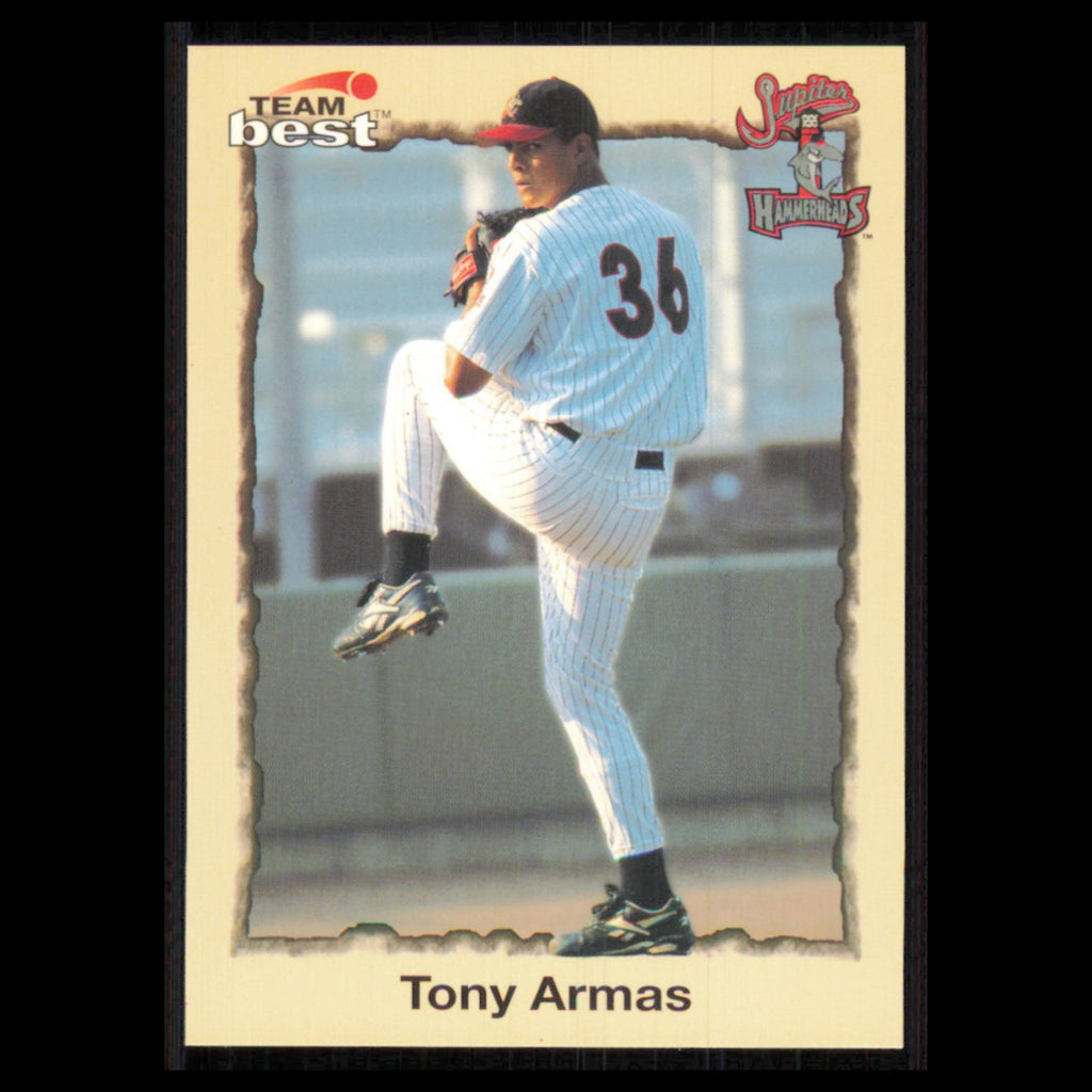 Tony Armas Jr. #53 1998 Team Best Jupiter Hammerheads Baseball Card MLB NM