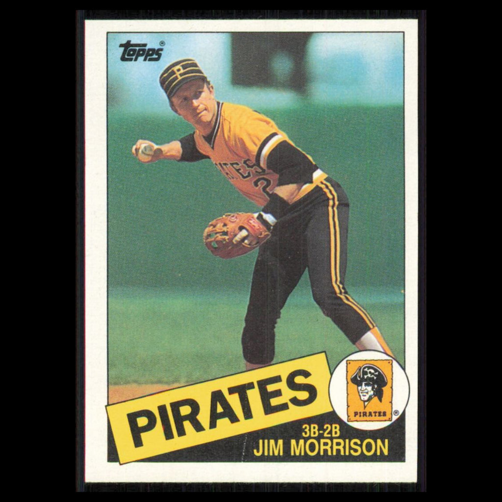 Jim Morrison #433 1985 Topps Pittsburgh Pirates Baseball Card MLB NM