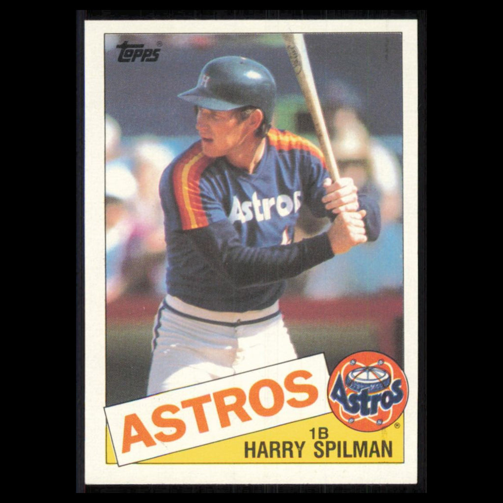 Harry Spilman #482 1985 Topps Houston Astros Baseball Card MLB NM