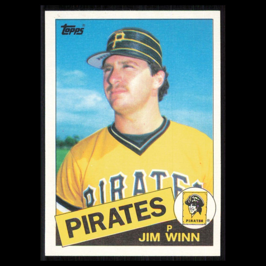 Jim Winn Rookie #69 1985 Topps Pittsburgh Pirates Baseball Card MLB NM